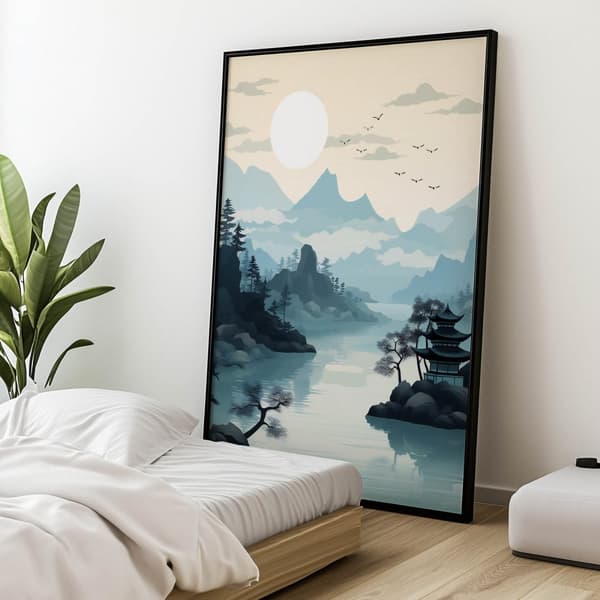 Inner Peace Inner Peace, 60x90 cm, guld aluminiumsramme, 230 gsm mat papir
