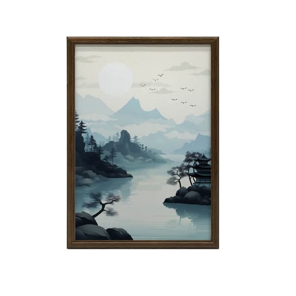 Inner Peace Inner Peace, 60x90 cm, guld aluminiumsramme, 230 gsm mat papir
