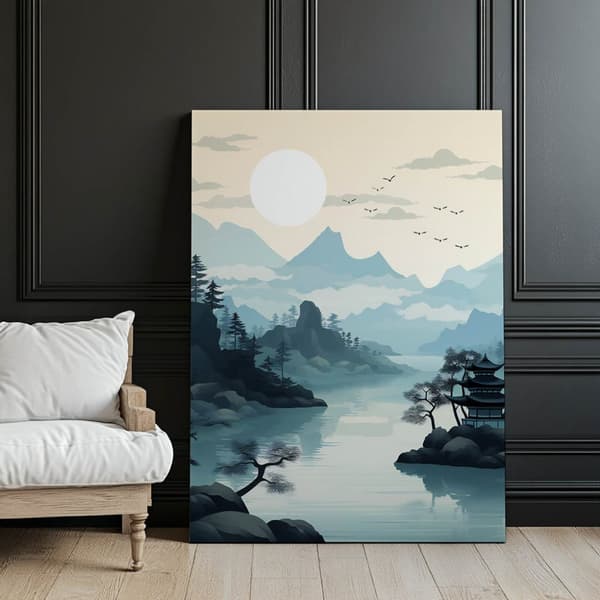 Inner Peace Inner Peace, 60x90 cm, guld aluminiumsramme, 230 gsm mat papir