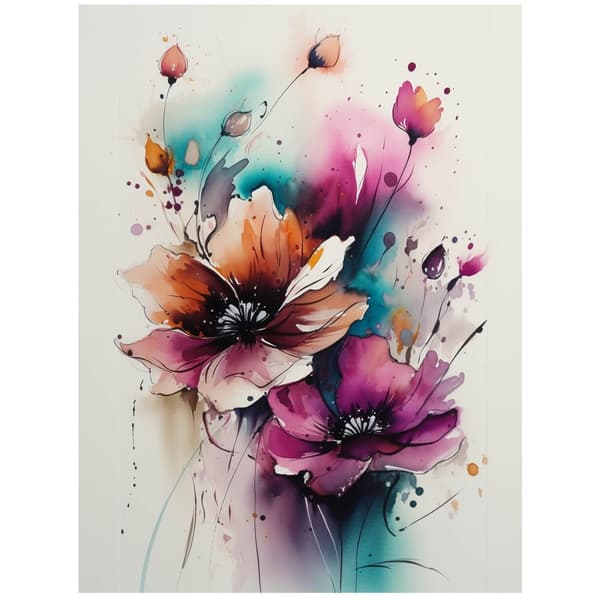 Wild Nature in Flowers Wild Nature in Flowers, 50x70 cm, uindrammet, 230 gsm mat papir