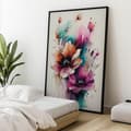 Miniatyrbillede 5 af 10: Wild Nature in Flowers Wild Nature in Flowers, 40x50 cm, sort aluminiumsramme, 230 gsm mat papir