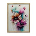 Miniatyrbillede 1 af 10: Wild Nature in Flowers Wild Nature in Flowers, 40x50 cm, sort aluminiumsramme, 230 gsm mat papir
