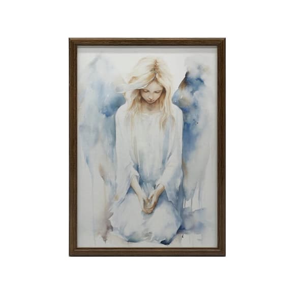 Calm Angel in Pastell Harmony Calm Angel i Pastell Harmony, 60x90 cm, guld aluminiumram, 230 gsm matt papper