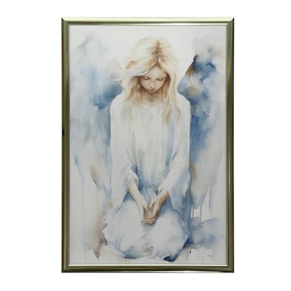 Calm Angel in Pastell Harmony Calm Angel i Pastell Harmony, 60x90 cm, guld aluminiumram, 230 gsm matt papper