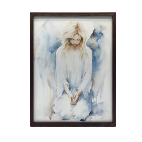 Calm Angel in Pastell Harmony Calm Angel i Pastell Harmony, 60x90 cm, guld aluminiumram, 230 gsm matt papper