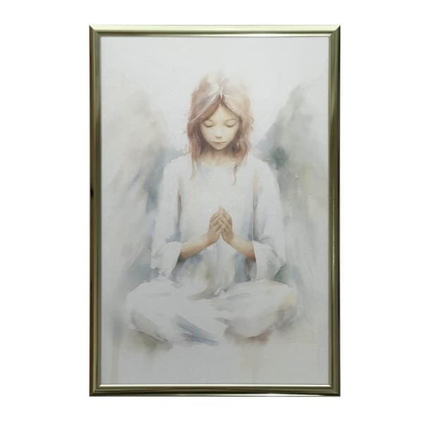 Delicate Angel Delicate Angel, 40x50 cm, guld aluminiumsramme, 230 gsm mat papir