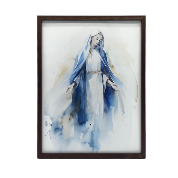 Blessed Mary Blessed Mary, 50x70 cm, sort aluminiumsramme, 230 gsm mat papir