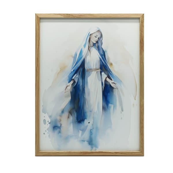 Blessed Mary Blessed Mary, 50x70 cm, sort aluminiumsramme, 230 gsm mat papir