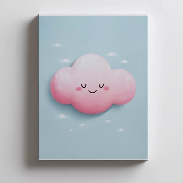 Pink Cloud Pink Cloud, 30x40 cm, uindrammet, 230 gsm mat papir