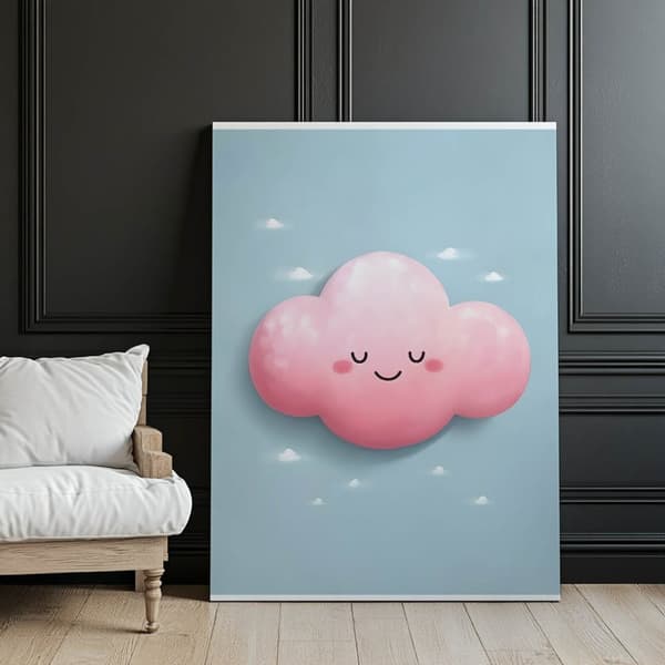 Pink Cloud Pink Cloud, 30x40 cm, uindrammet, 230 gsm mat papir