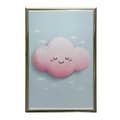 Miniatyrbillede 10 af 10: Pink Cloud Pink Cloud, 30x40 cm, guld aluminiumsramme, 230 gsm mat papir