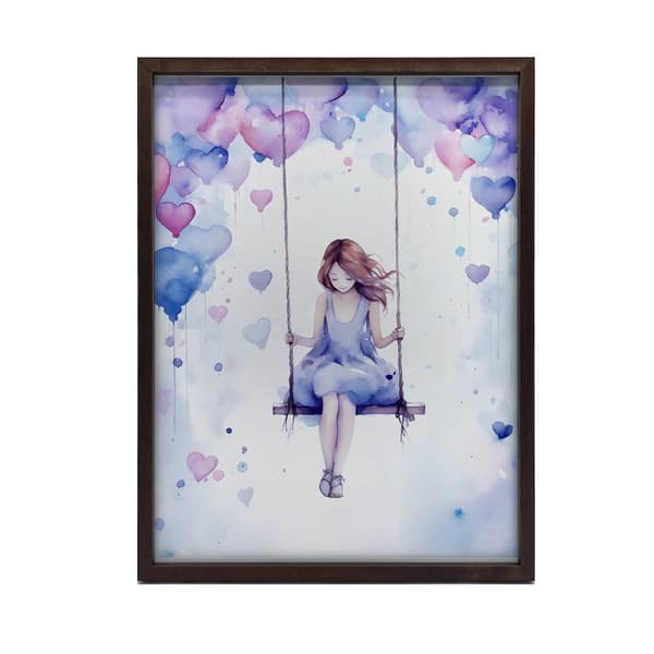 Purple Joy Purple Joy, 50x70 cm, svart aluminiumram, 230 gsm matt papper