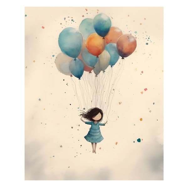 Floating in Dreams Floating in Dreams, 70x100 cm, uindrammet, 230 gsm mat papir