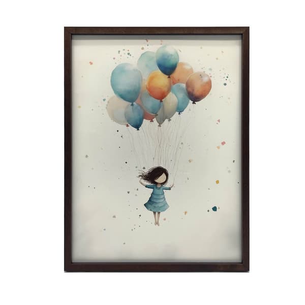 Floating in Dreams Floating in Dreams, 50x70 cm, lys egetræsramme, 230 gsm mat papir