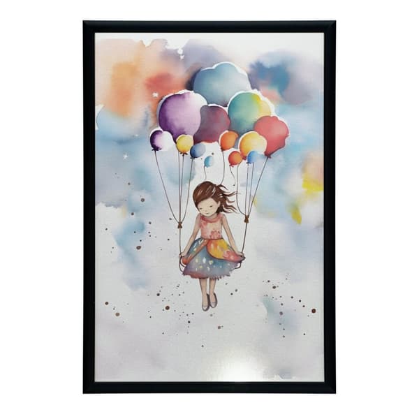 Balloon Lightness Balloon Lightness, 70x100 cm, kultainen alumiinirunko, 230 gsm mattapaperi