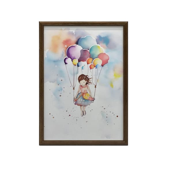 Balloon Lightness Balloon Lightness, 70x100 cm, kultainen alumiinirunko, 230 gsm mattapaperi