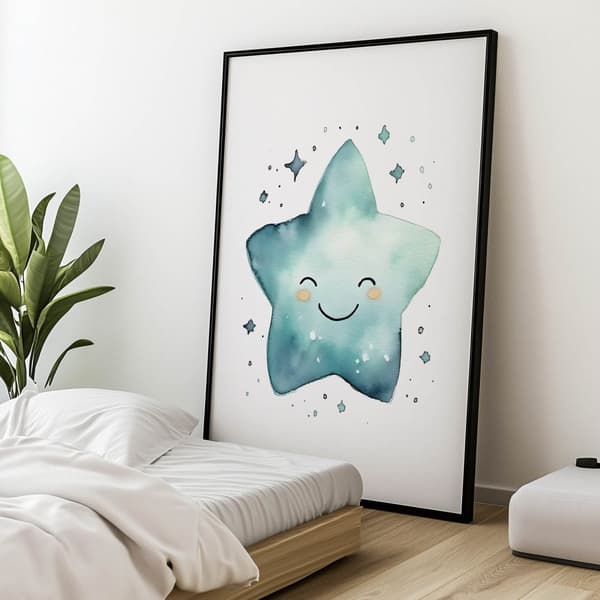 Dream Star Dream Star, 30x40 cm, sort aluminiumsramme, 230 gsm mat papir
