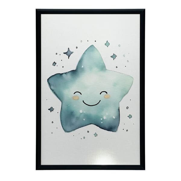 Dream Star Dream Star, 30x40 cm, sort aluminiumsramme, 230 gsm mat papir
