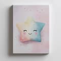 Miniatyrbillede 4 af 10: Pastel Joy Star Pastel Star of Joy, 50x70 cm, uindrammet, premium lærred på båre