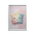 Miniatyrbillede 7 af 10: Pastel Joy Star Pastel Star of Joy, 50x70 cm, uindrammet, premium lærred på båre