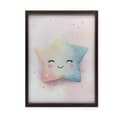 Miniatyrbillede 2 af 10: Pastel Joy Star Pastel Star of Joy, 50x70 cm, uindrammet, premium lærred på båre