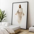 Miniatyrbillede 5 af 10: Fred og trøst: Jesus i akvarel Fred og trøst: Jesus i akvarel, 30x40 cm, uindrammet, premium lærred på båre