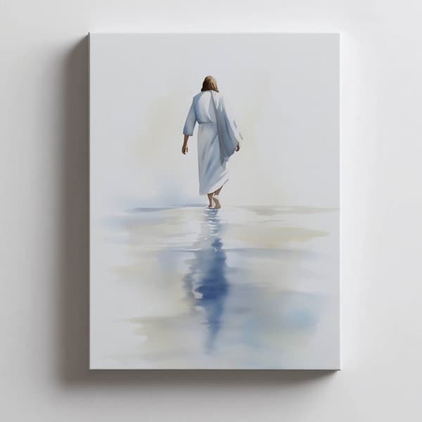 Jesus Walking on Water Jesus Walking on Water, 50x70 cm, uindrammet, 230 gsm mat papir