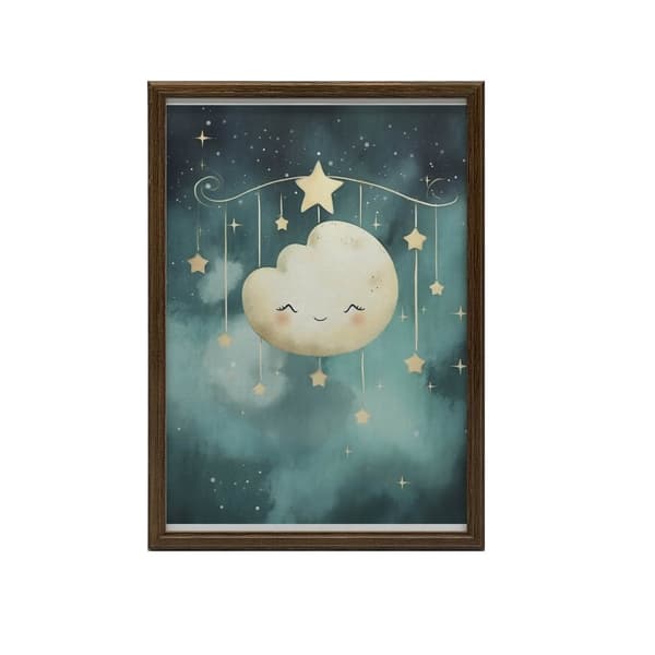 Sleeping Cloud Sleeping Cloud, 30x40 cm, hvid træramme, 230 gsm mat papir