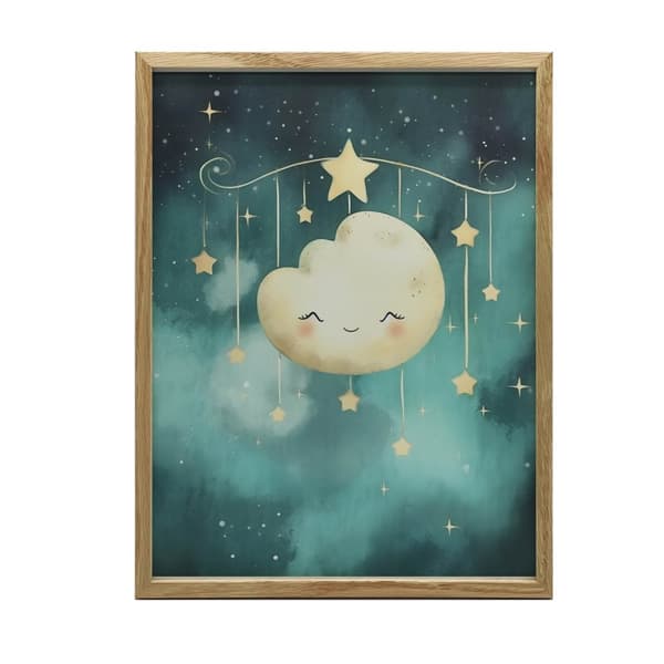 Sleeping Cloud Sleeping Cloud, 30x40 cm, hvid træramme, 230 gsm mat papir