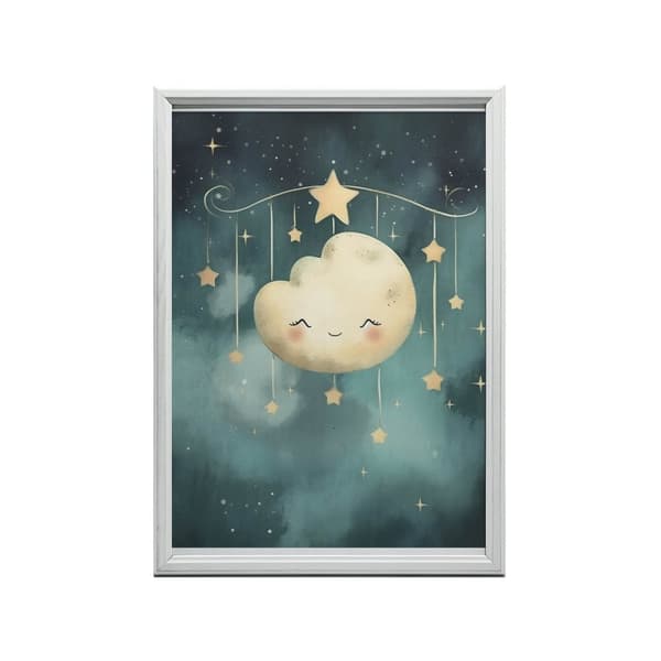 Sleeping Cloud Sleeping Cloud, 50x70 cm, sort aluminiumsramme, 230 gsm mat papir