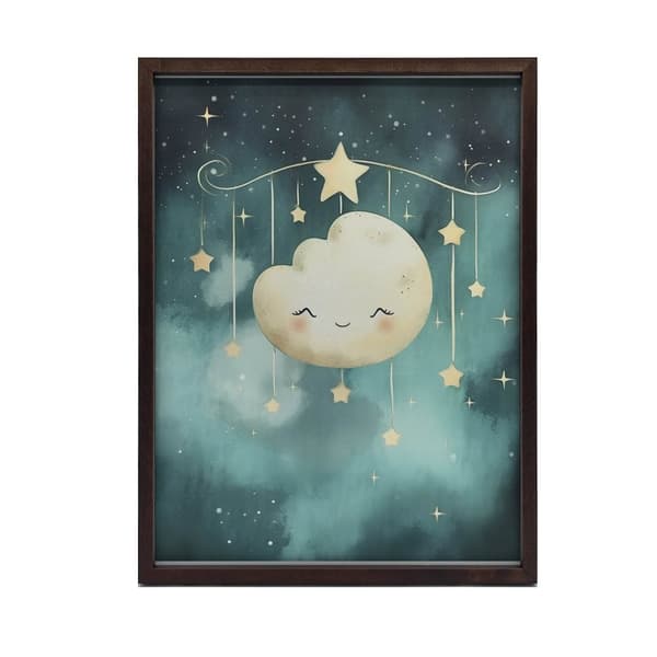 Sleeping Cloud Sleeping Cloud, 50x70 cm, sort aluminiumsramme, 230 gsm mat papir