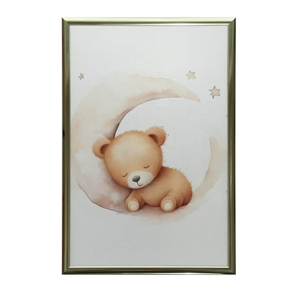 Teddy Bear on Moon Cloud Teddy Bear on Moon Cloud, 50x70 cm, oinramad, 230 gsm matt papper