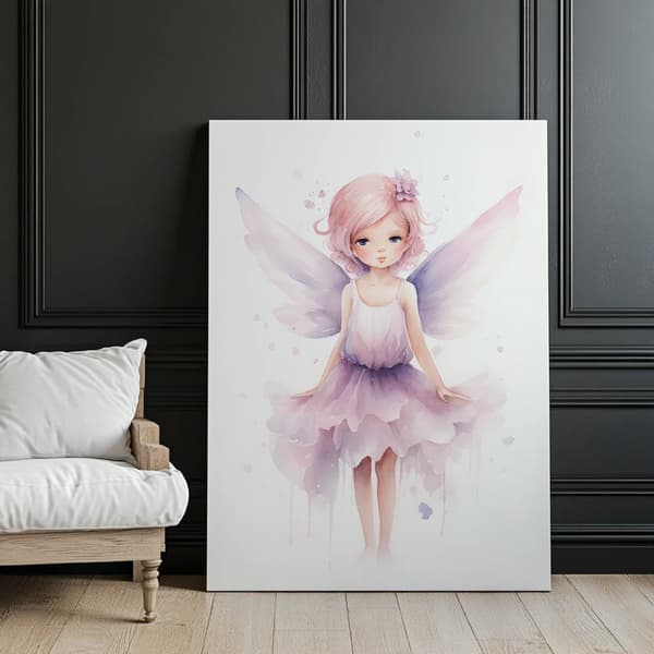 Magical Elf Fairy Magical Elf Fairy, 30x40 cm, guld aluminiumram, 230 gsm matt papper