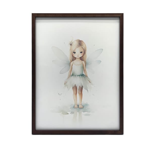 Green Fairy in the Land of Magic Green Fairy in the Land of Magic, 50x70 cm, guld aluminiumram, 230 gsm matt papper