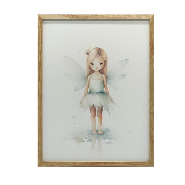 Green Fairy in the Land of Magic Green Fairy in the Land of Magic, 50x70 cm, guld aluminiumram, 230 gsm matt papper