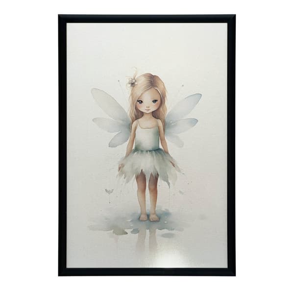 Green Fairy in the Land of Magic Green Fairy in the Land of Magic, 50x70 cm, mørkebrun træramme, 230 gsm mat papir