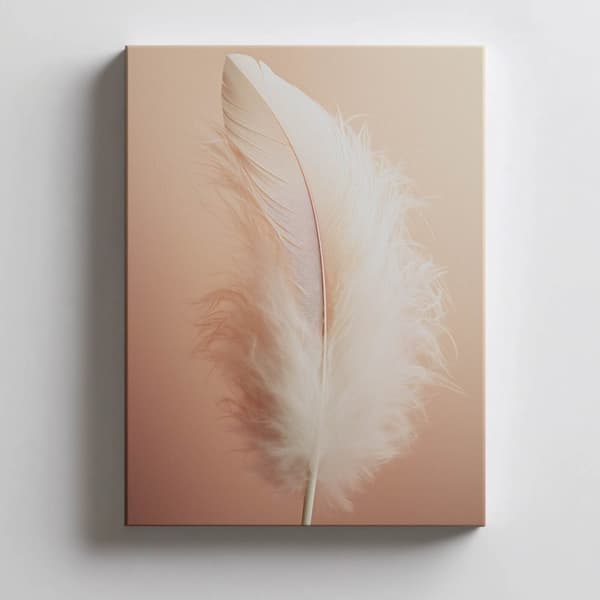Feather Feather, 40x50 cm, sort aluminiumsramme, 230 gsm mat papir