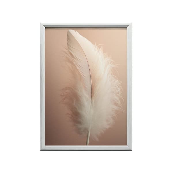 Feather Feather, 40x50 cm, sort aluminiumsramme, 230 gsm mat papir