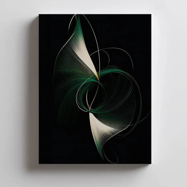 Dark Elegance of Curves Dark Elegance of Curves, 30x40 cm, uindrammet, 230 gsm mat papir
