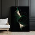 Pikkukuva 7 / 10: Dark Elegance of Curves Dark Elegance of Curves, 70x100 cm, vaalea tammipuurunko, 230 gsm mattapaperi