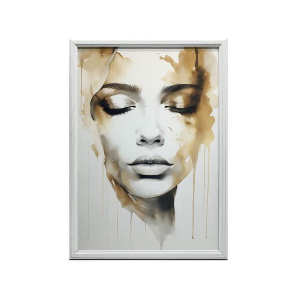 Mysterious Beauty Mysterious Beauty, 50x70 cm, guld aluminiumsramme, 230 gsm mat papir