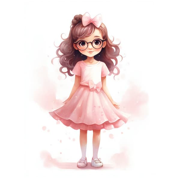 Pink Joy Pink Joy, 50x70 cm, guld aluminiumsramme, 230 gsm mat papir