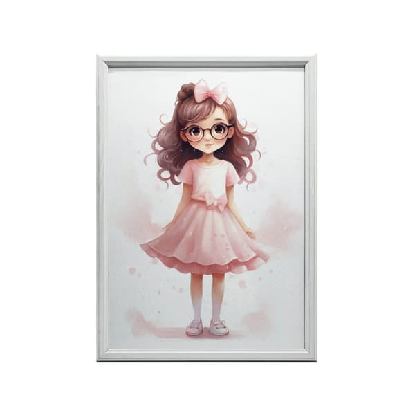 Pink Joy Pink Joy, 50x70 cm, guld aluminiumsramme, 230 gsm mat papir