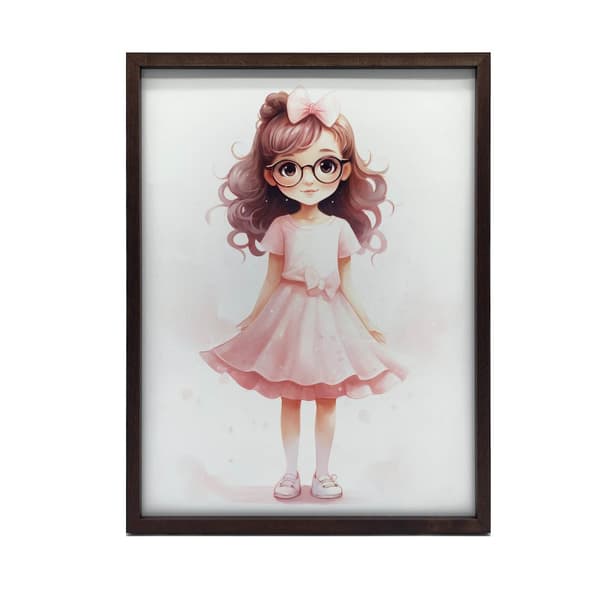 Pink Joy Pink Joy, 50x70 cm, guld aluminiumsramme, 230 gsm mat papir