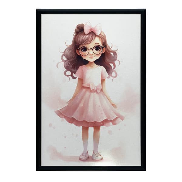 Pink Joy Pink Joy, 70x100 cm, mörkbrun träram, 230 gsm matt papper