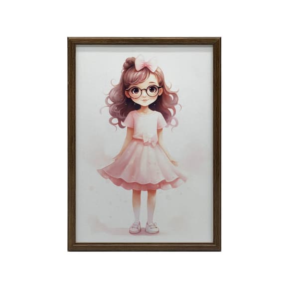 Pink Joy Pink Joy, 70x100 cm, mörkbrun träram, 230 gsm matt papper