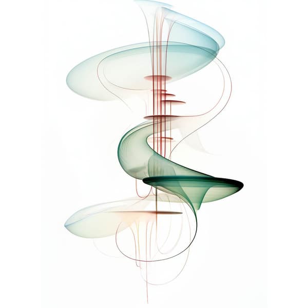 Harmony of Curves Harmony of Curves, 50x70 cm, sort aluminiumsramme, 230 gsm mat papir