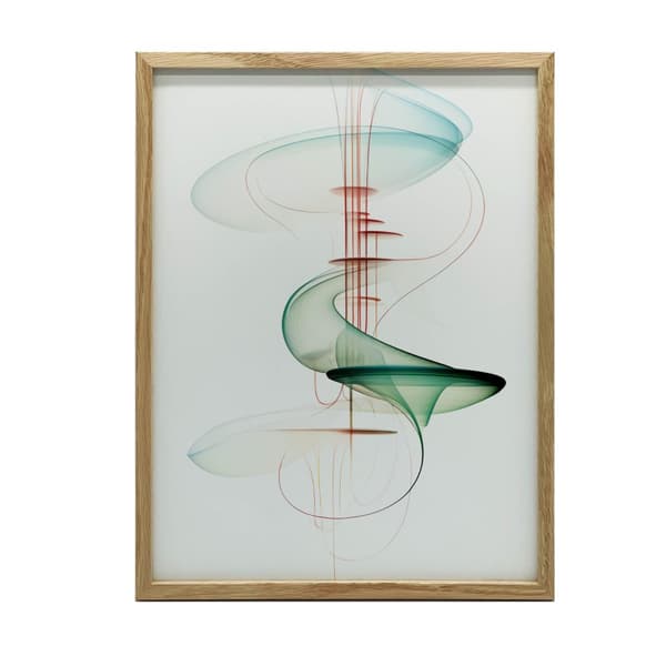 Harmony of Curves Harmony of Curves, 50x70 cm, sort aluminiumsramme, 230 gsm mat papir