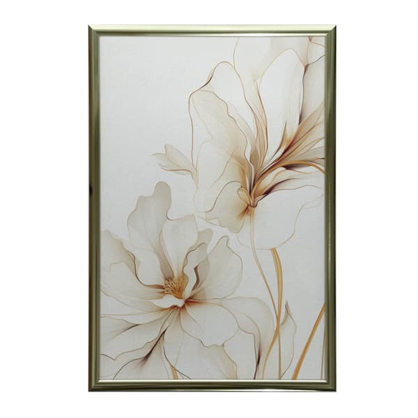 Elegant Delicacy Elegant Delicacy, 40x50 cm, guld aluminiumram, 230 gsm matt papper