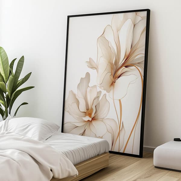 Elegant Delicacy Elegant Delicacy, 70x100 cm, guld aluminiumsramme, 230 gsm mat papir